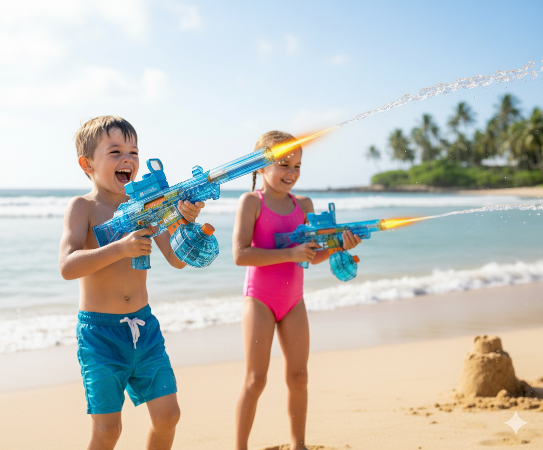 PISTOLA DE AGUA + 🎁REGALO PISTOLA HIDROGEL o AGUA🎁