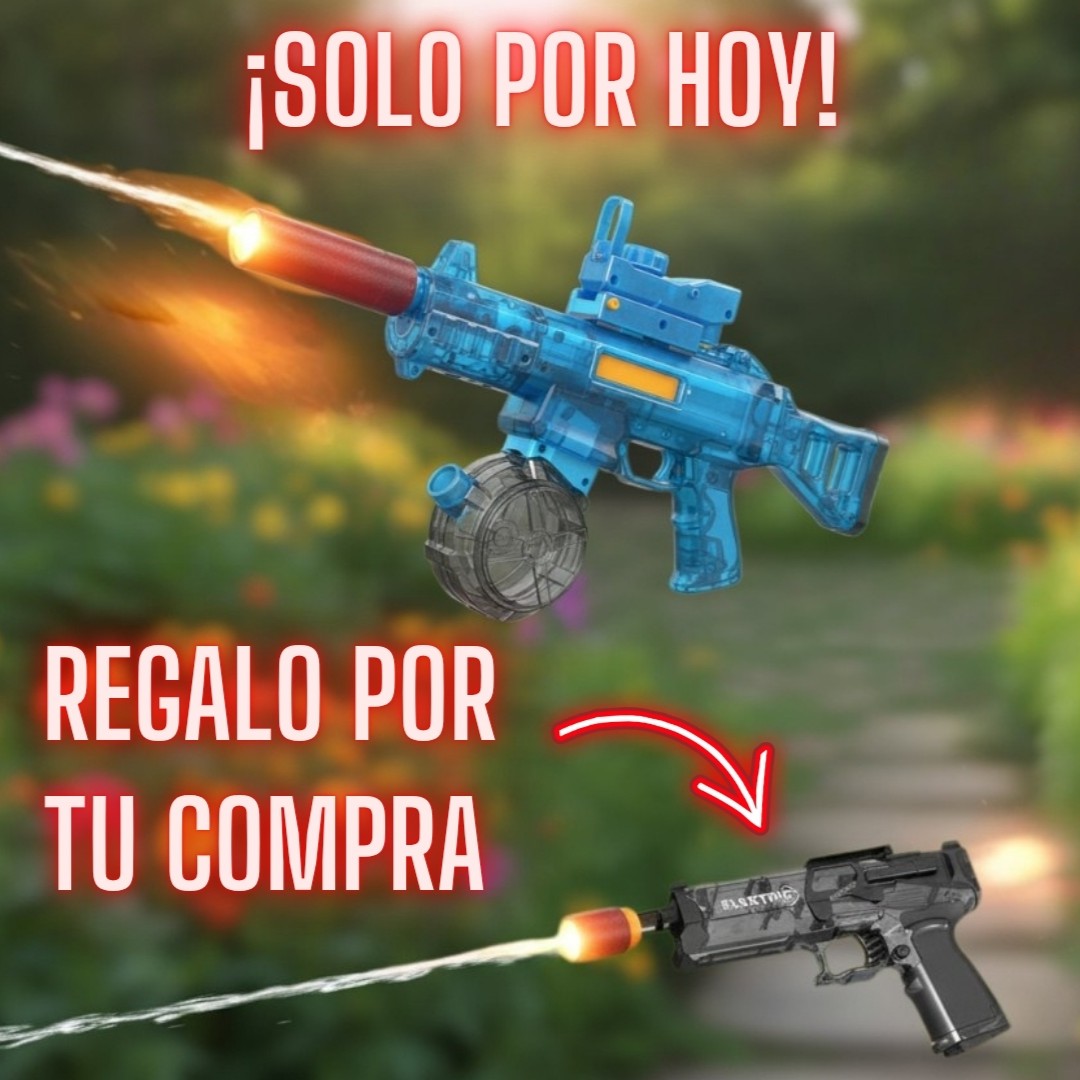 PISTOLA DE AGUA + 🎁REGALO PISTOLA HIDROGEL o AGUA🎁